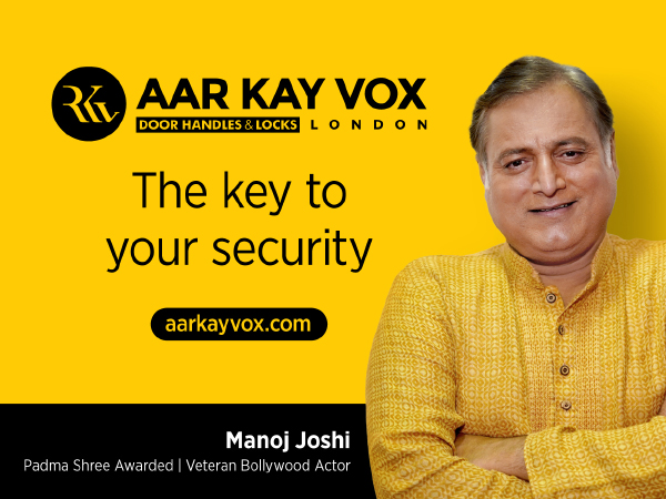 Padma Shri awardee and veteran Bollywood actor Manoj Joshi to be the new face of Aar Kay Vox Door Handles and Locks