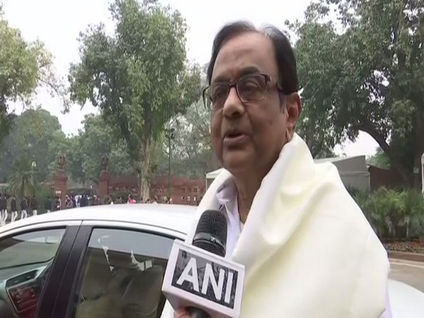 Congress leader P Chidambaram speaking to ANI in New Delhi on Wednesday. Photo/ANI