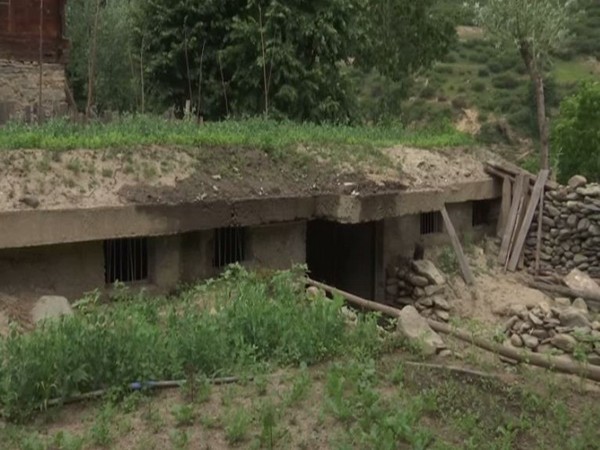 A bunker in Machil sector of Jammu and Kashmir's Pulwama district. [Photo/ANI]