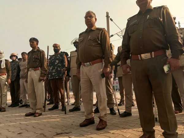 Security forces at Palwal railway station ahead of rail roko