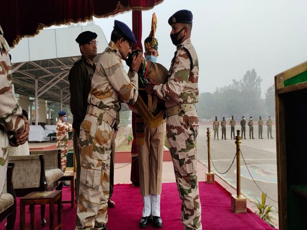 A young pup at the Naamkaran Ceremony. (Photo: ITBP)