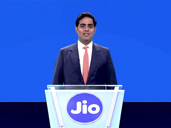 Akash Ambani, Chairperson of Reliance Jio Infocomm Limited (Photo/ANI)