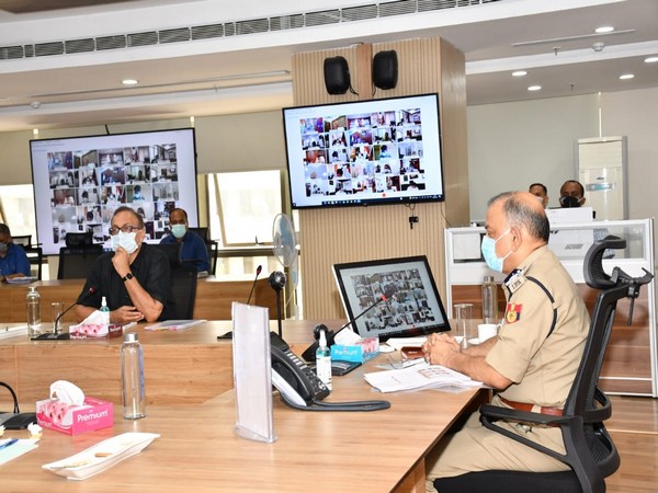 Delhi Police Commissioner Balaji Srivastava at Police Headquarters (Photo/ANI)