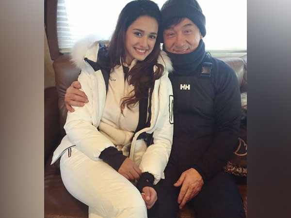 Disha Patani with Jackie Chan (Image Source: Instagram)