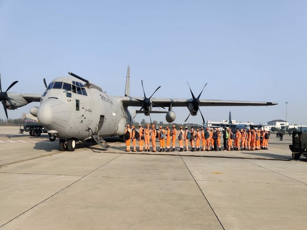 IAF C-130 aircraft from AFS Hindan have been positioned at Dehradun. (Pic courtesy: Indian Air Force)