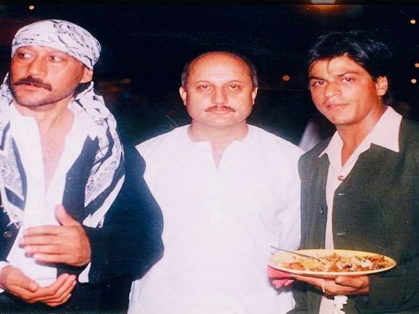 Jackie Shroff, Anupam Kher and Shah Rukh Khan (Image Source: Instagram)