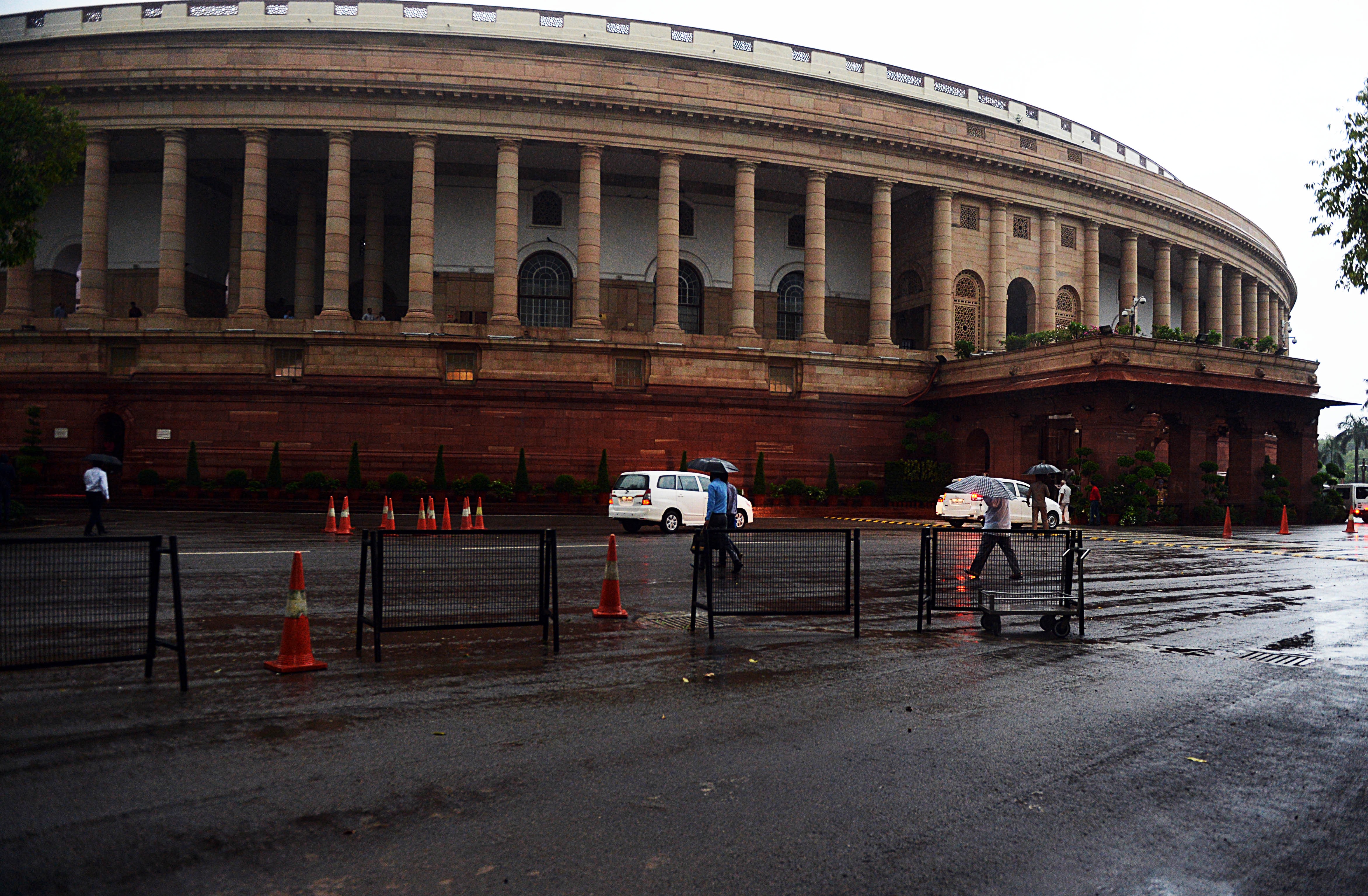 A view of Parliament of India
