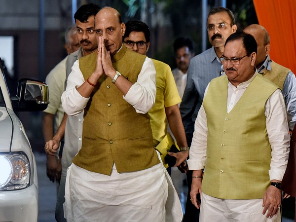 Defence Minister Rajnath Singh and BJP national president JP Nadda. (File Photo)