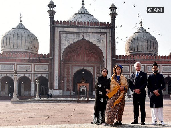 Swedish Royal Couple visited the Jama Majid on Monday