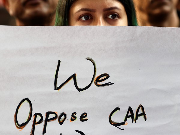 Girl holding placard during a protest against the Citizenship (Amendment) Act (File photo)