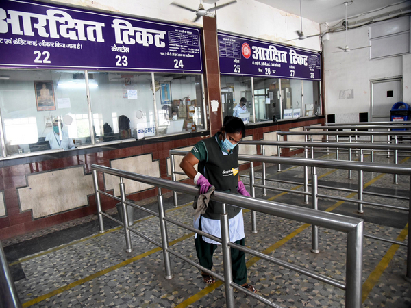 Railway ticket counter (File Photo/ANI)
