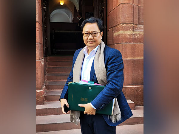 Union Minister of Law and Justice Kiren Rijiju (Photo/ANI)