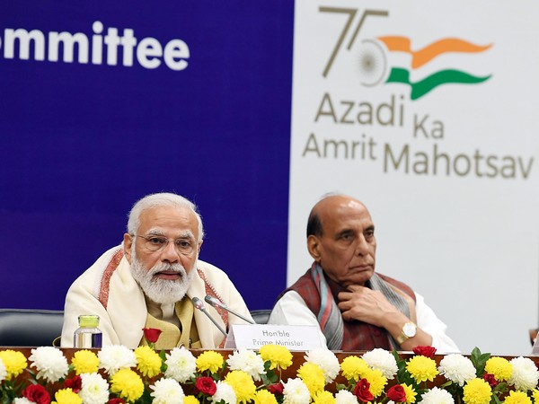 PM Modi at National Committee's meeting on Azadi ka Amrit Mahotsav (Photo/ANI)