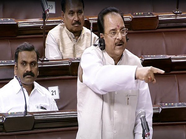 Minister of State for Defence Ajay Bhatt (ANI Photo/Sansad TV)