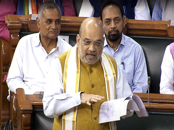 Union Home Minister Amit Shah speaks in Lok Sabha during the second part of the Budget Session of Parliament.