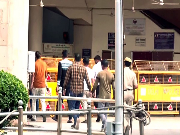 Jahangirpuri violence accusedbeing taken to Rohini court, Delhi (Photo/ANI)