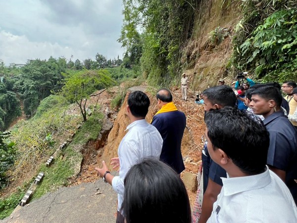 Visual of landslide-hit area in Dima Hasao