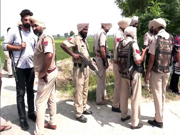 Punjab Police officials on the spot (Photo:ANI)