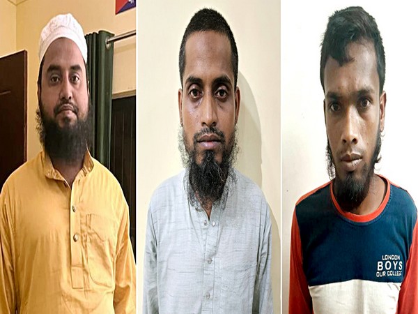 Mustafa alias Mufti Mustafa, Abbas Ali and Afsaruddin Bhuyan detained from Morigaon and Goalpara respectively on Thursday in Assam (Photo:ANI)