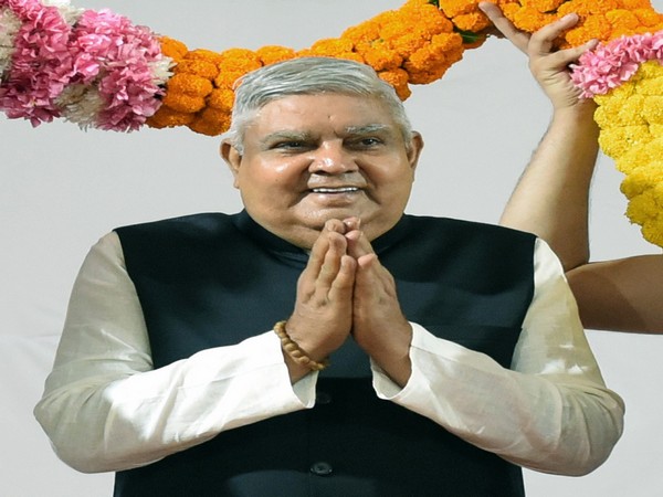 Vice President-elect Jagdeep Dhankhar (Photo:ANI)