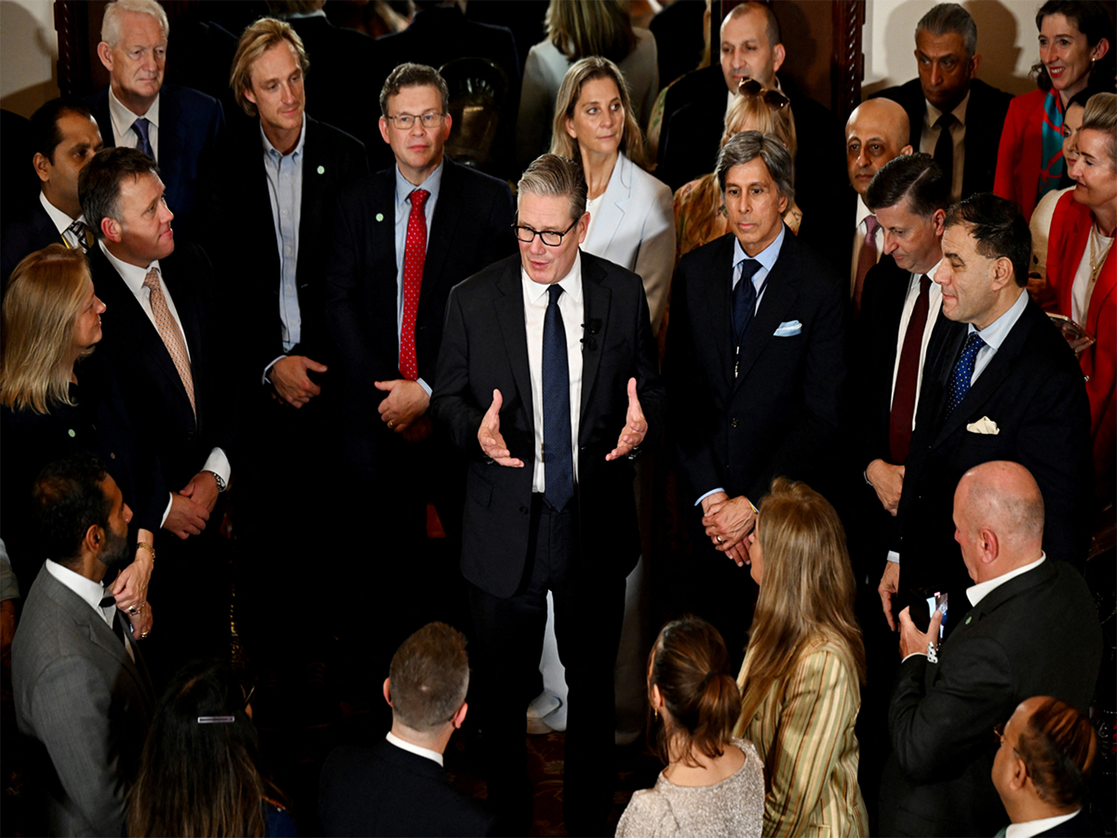 British Prime Minister Keir Starmer met business leaders in Mumbai (Photo/Reuters) British Prime Minister Keir Starmer met business leaders in Mumbai (Photo/Reuters)