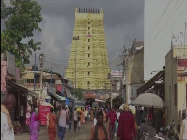 Ramanathaswami temple in Rameswaram. Photo/ANI