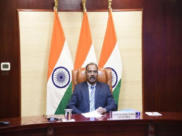 CAG of India G C Murmu giving opening remarks at the e-seminar of INTOSAI WGITA on 