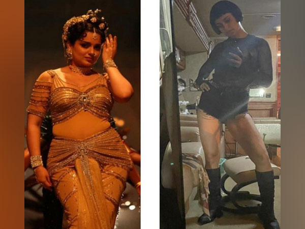 Looks of Kangana Ranaut from 'Thalaivi' and 'Dhaakad' (Image source: Instagram)