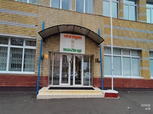 Indian Embassy in Kiev organized safe premises nearby for Indian students. (Photo/ANI)