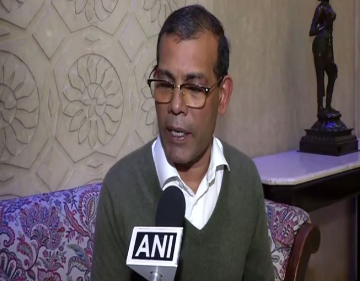 Maldives former President Mohamed Nasheed speaking to ANI on Friday