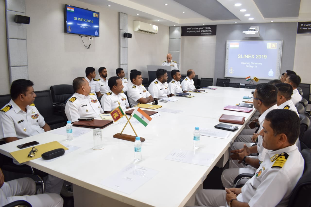 The seventh edition of the bilateral Maritime Exercise between Sri Lanka – India, SLINEX 2019 commences