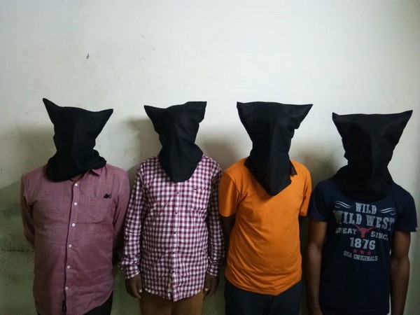 Members of the hardcore house breaking night gang apprehended in Telangana [Photo/ANI]