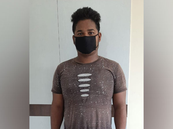 One of the arrested persons (Photo/ANI)