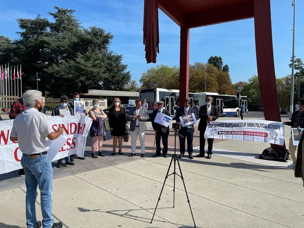 World Sindhi Congress held protest in Geneva against Pakistan