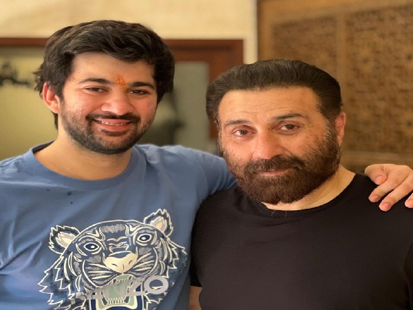 Sunny Deol with son Karan Deol (Image source: Instagram)