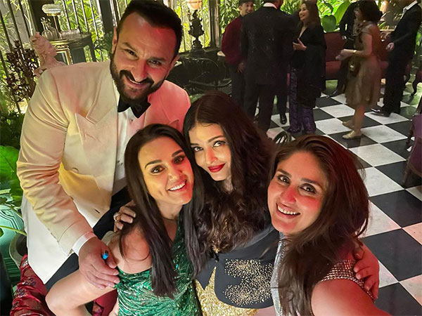Preity Zinta, Aishwarya Rai Bachchan, Kareena Kapoor Khan, Saif Ali Khan (image source: Instagram)