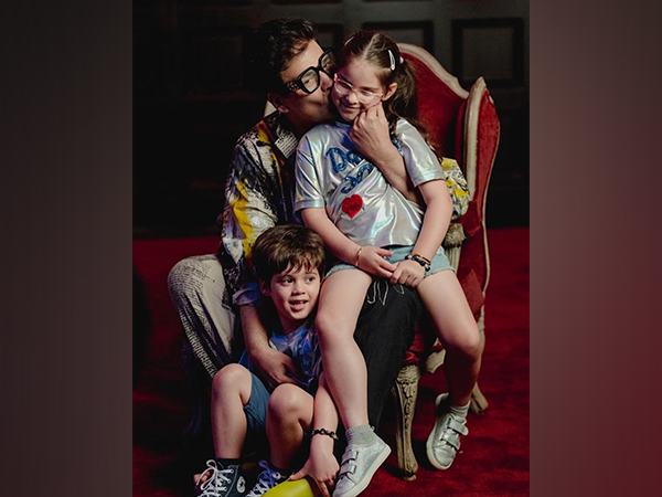 Karan Johar with his twins Yash and Roohi (Image source: Instagram)