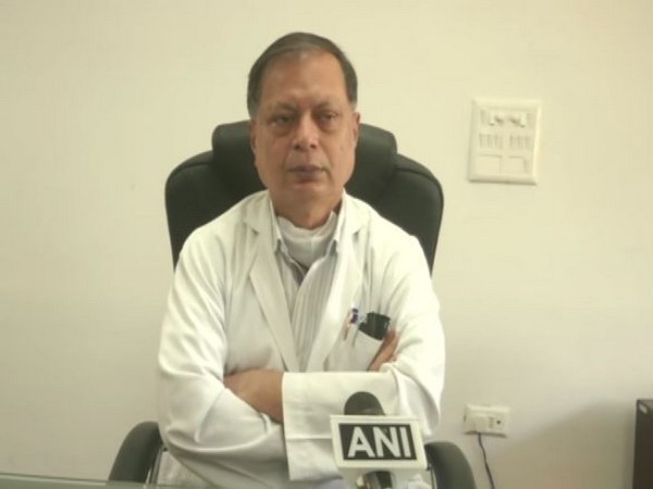 RIMS Director Dr DK Singh speaking to ANI in Ranchi on Friday.