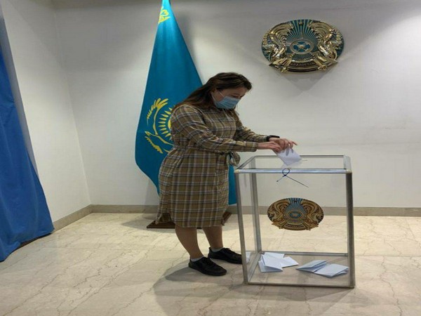 Elections being held in Kazakhstan on Sunday (Photo./ANI)