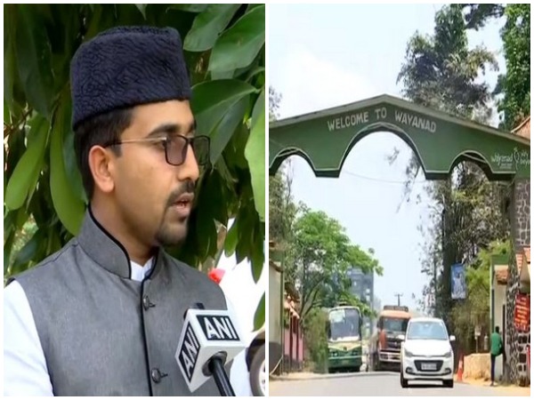Rashid Gazzali, Management consultant speaking to ANI (left), Welcome gate to Wayanad city