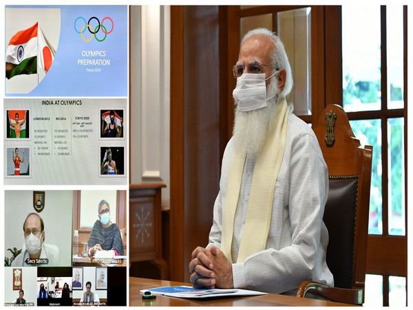 Prime Minister Narendra Modi holds review meeting regarding Olympic preparations. (Photo/ PIB)