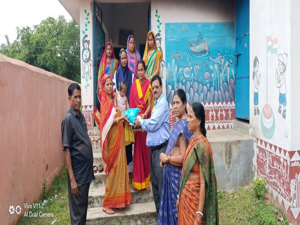 In THR, Chhatua, laddu, dry ration and egg is being distributed to pregnant women in Odisha. (Photo/ANI)