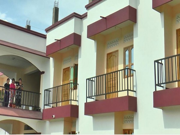 A new building for PHC in Yairipok was inaugurated on Thursday in Manipur. Photo/ANI