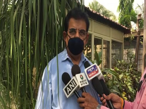 BJP MP Shankar Lalwani speaking to reporters in Indore on Saturday. [Photo/ANI]