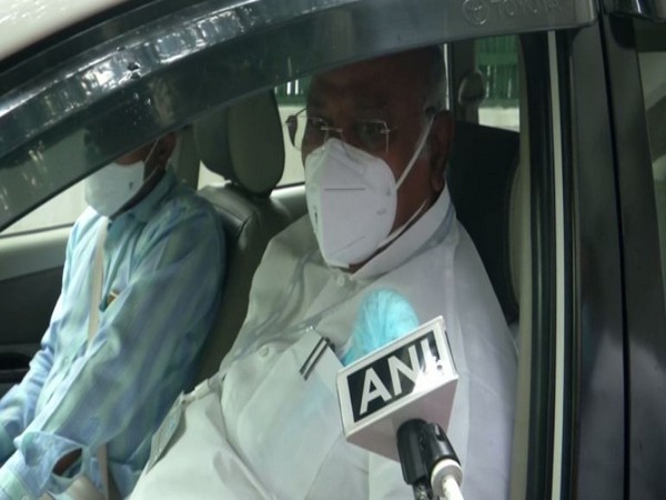 Senior Congress leader and Leader of the Opposition in Rajya Sabha, Malikarjun Kharge speaking to ANI at Parliamement in Delhi on Friday. [Photo/ANI]