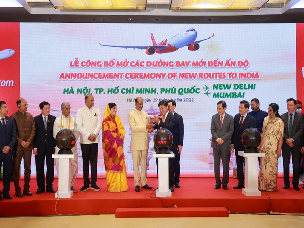 Inauguration event of new air services between India and Vietnam