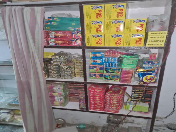 About 34.6 kilograms of firecrackers were seized. (Photo/ANI)