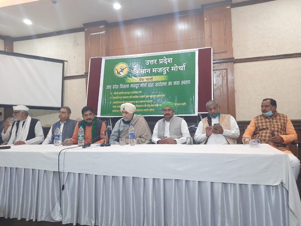 Leader of Rashtriya Kisan Mazdoor Sangh, VM Singh (Photo/ANI)