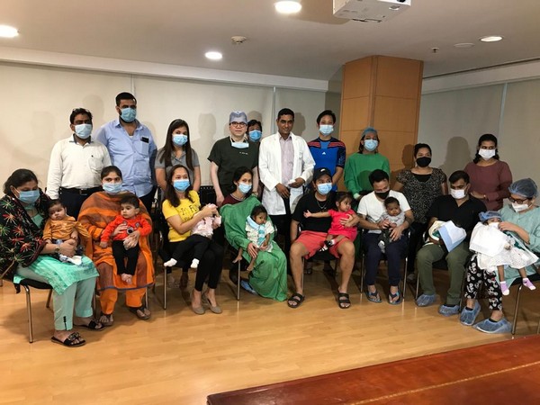 Ten children including some from foreign countries underwent a liver transplant at Saket's Max Healthcare Hospital. [Photo/ANI]