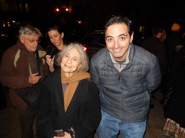 Actor Lynn Cohen (Left)